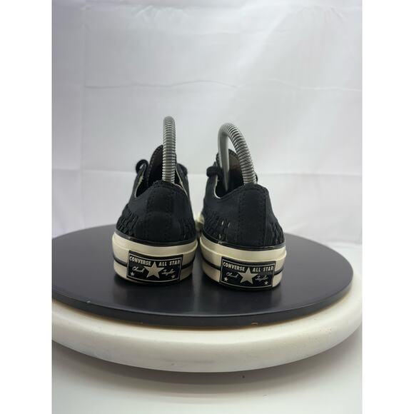 Converse All Star Chuck 70 Weave Womens Size 6 Low Sneakers 164591C Black Rare - Picture 5 of 10